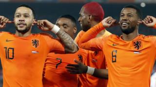 Memphis Depay (left) and Georginio Wijnaldum