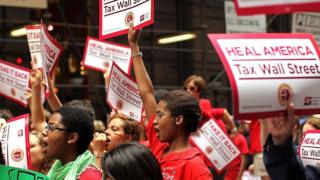Protesta contra la desigualdad