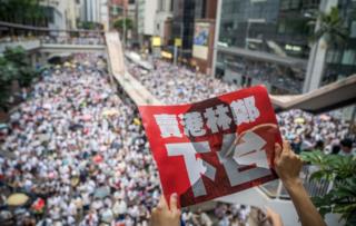 Protestas de Hong Kong.