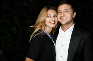 Володимир та Олена Зеленські