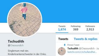 Tschudith Twitter feed
