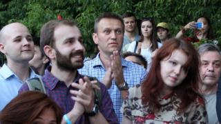 Навальный на митинге