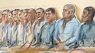 Рисунок обвиненных в педофилии жителей Манчестера