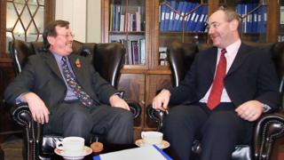 David Trimble and Mark Durkan