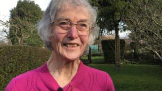 Janet Osborne hopes to continue gardening if her sight loss is halted