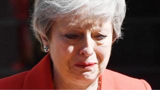 La emoción de Theresa May.
