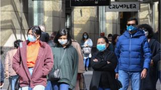 Shoppers in Sydney.