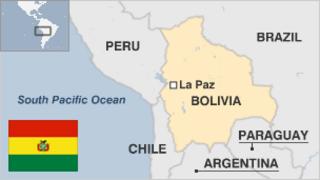 Map of Bolivia