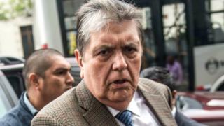 File image of former Peru president Alan García
