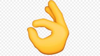 The OK hand emoji