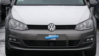 A new Volkswagen car