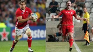 Sam Warburton a Gareth Bale