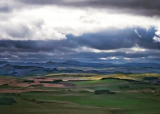 Stewart Beattie sent in this photo of the view from Ruberslaw, near Hawick, in the Scottish Borders