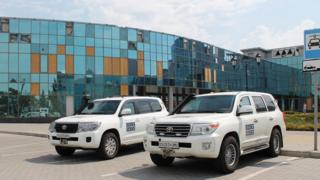 автомобили ОБСЕ на Украине
