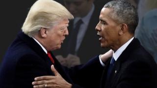 Rais Donald Trump na mtangulizi wake Barrack Obama