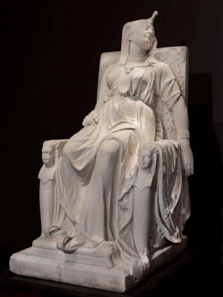 The Death of Cleopara karya Edmonia Lewis, 1876.