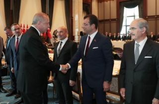 Erdoğan ve belediye başkanları