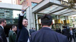 Bolsonaro em Santiago, Chile