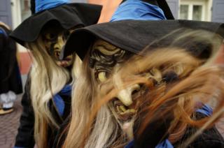 Parade during the Fastnacht, the Swabian-alemannic carnival in Ettenheim, Germany January 2017