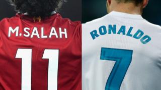 akọyinsi Salah ati Ronaldo