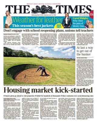 Times front page