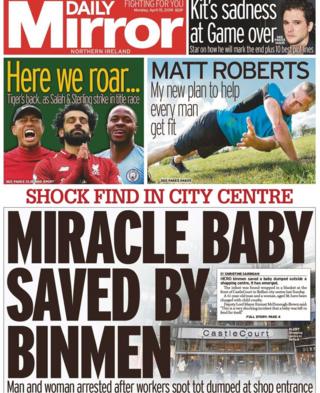 front page of dm