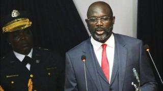 Aarẹ George Weah ti orilẹede Liberia