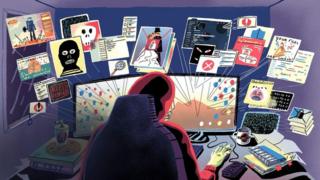 ilustración: hacker