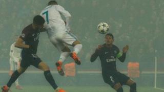 Cristiano Ronaldo lokacin da ya ci wa Real Madrid ta farko