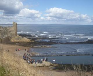 Baptism at Castle Sands in St Andrews