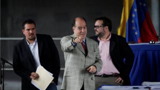 El presidente de la Asamblea Nacional de Venezuela, Julio Borges.