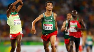 Abdellatif Baka llega a la meta.