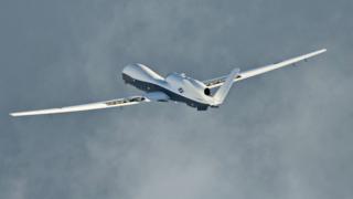 صورة لطائرة امريكية من طراز غلوبال هوك