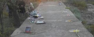 عکس از گور جمعی در اهواز