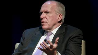 John Brennan speaking at George Washington University