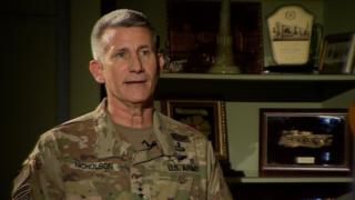 Madaxa ciidamada Afqanistan ee Mareykanka Gen Nicholson