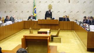 Plenário do Supremo na época do mensalão