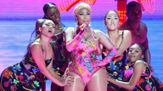 Nicki Minaj performs at Bilbao Exhibition Centre, Spain, on November 4, 2018