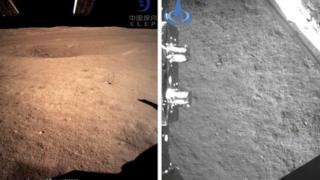 Images of the surface of the moon