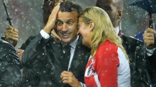 Presidents of France and Croatia