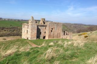 Crichton Castle in Midlothian