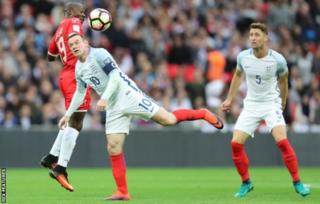 Wayne Rooney akicheza dhidi ya Malta