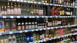 Alcohol for sale in Pyongyang