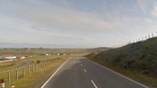 The accident happened on the A970 between Quarff and Cunningsburgh