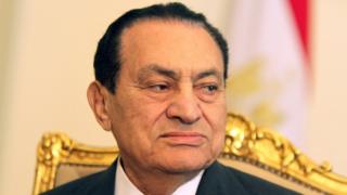 L'ancien président égyptien Hosni Moubarak