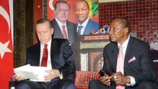 Recep Tayyip Erdoğa, Alpha Condé