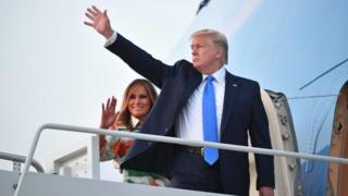 Дональд и Мелания Трамп