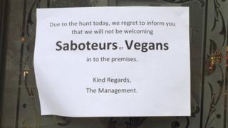 An employee has been suspended after the vegan ban