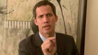 Juan Guaidó, líder da oposição autoproclamado presidente da Venezuela