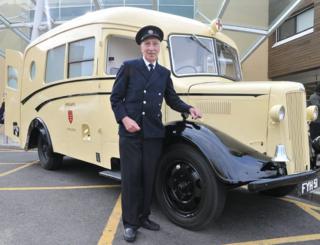 restores edmonton ambulance blitz ww2 driver ex vehicle nhs westminster chelsea trust source
